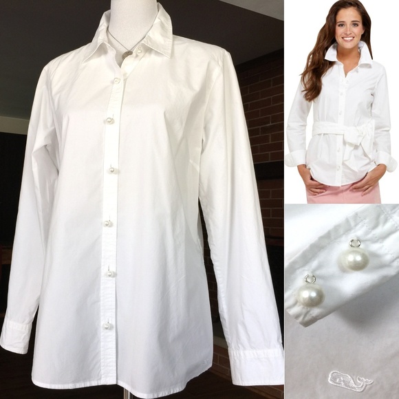 Vineyard Vines Tops - Vineyard Vines Button Down Shirt Blouse Sz 16